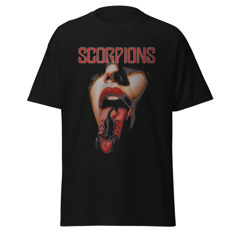 SCORPIONS - ICONIC SCORPION TONGUE - VINTAGE STREETWEAR - PREMIUM GRAPHIC TEE