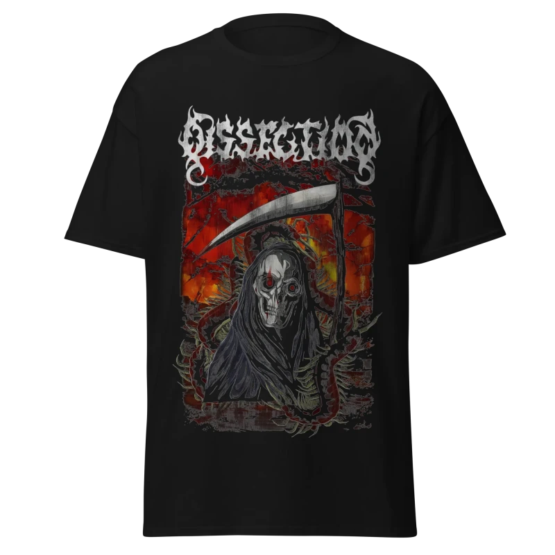 DISSECTION - Grim Reaper Dark Arts - Premium Graphic Tee - Vintage Streetwear Fit