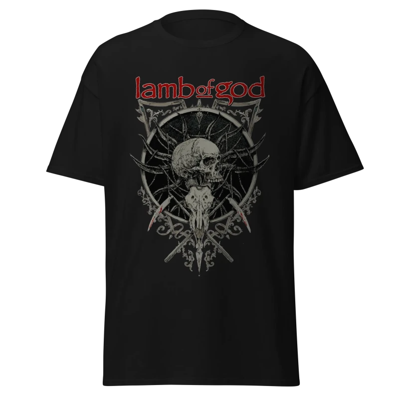 LAMB OF GOD - SKULL AND TALON - PREMIUM GRAPHIC TEE - VINTAGE STREETWEAR