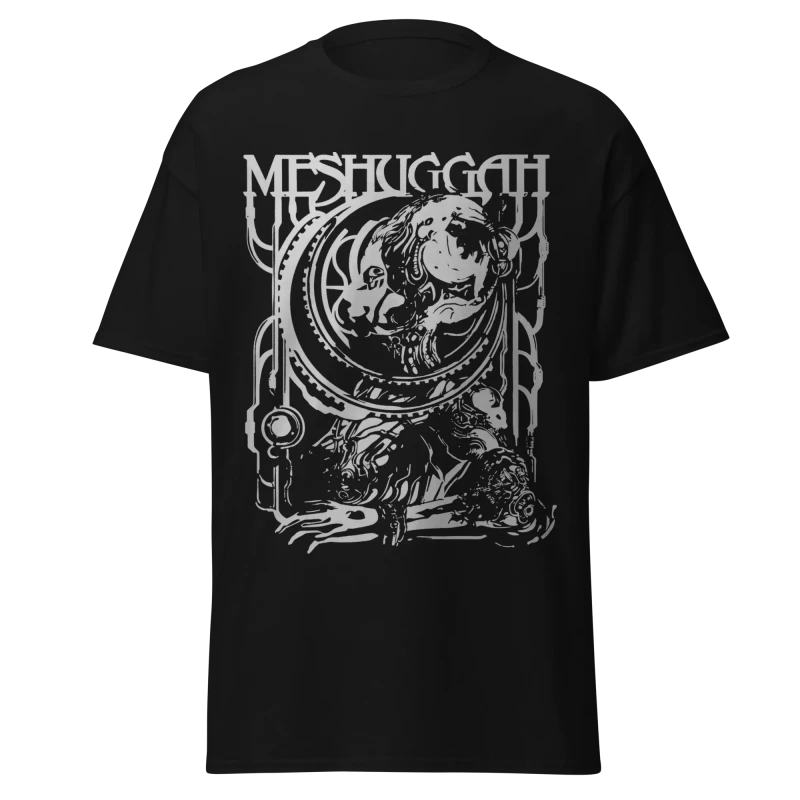 MESHUGGAH - CYBERNETIC ABSTRACTION - PREMIUM GRAPHIC TEE - VINTAGE STREETWEAR STYLE