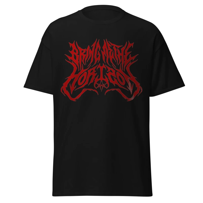 BRING ME THE HORIZON - DEATH METAL LOGO - PREMIUM GRAPHIC TEE - VINTAGE STREETWEAR