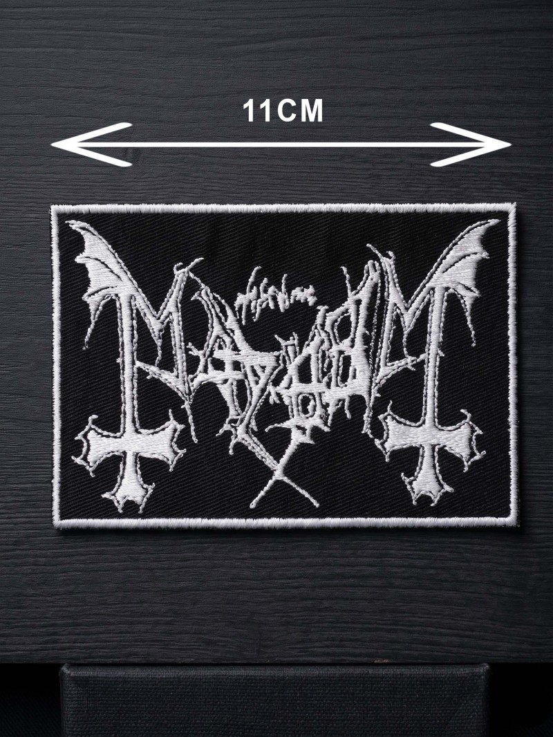 Mayhem  logo Patch 11cm