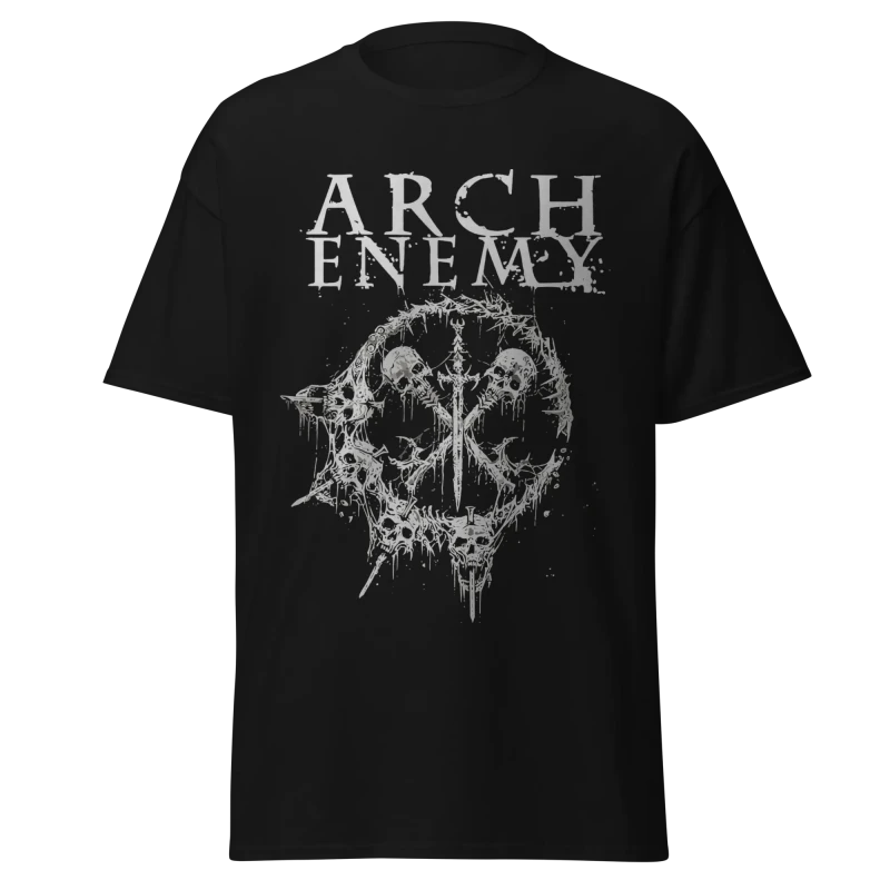 ARCH ENEMY - SWORDS AND SKULLS - PREMIUM GRAPHIC TEE - VINTAGE STREETWEAR