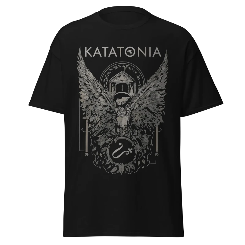 KATATONIA - WINGED EMBLEM - PREMIUM GRAPHIC TEE - VINTAGE STREETWEAR