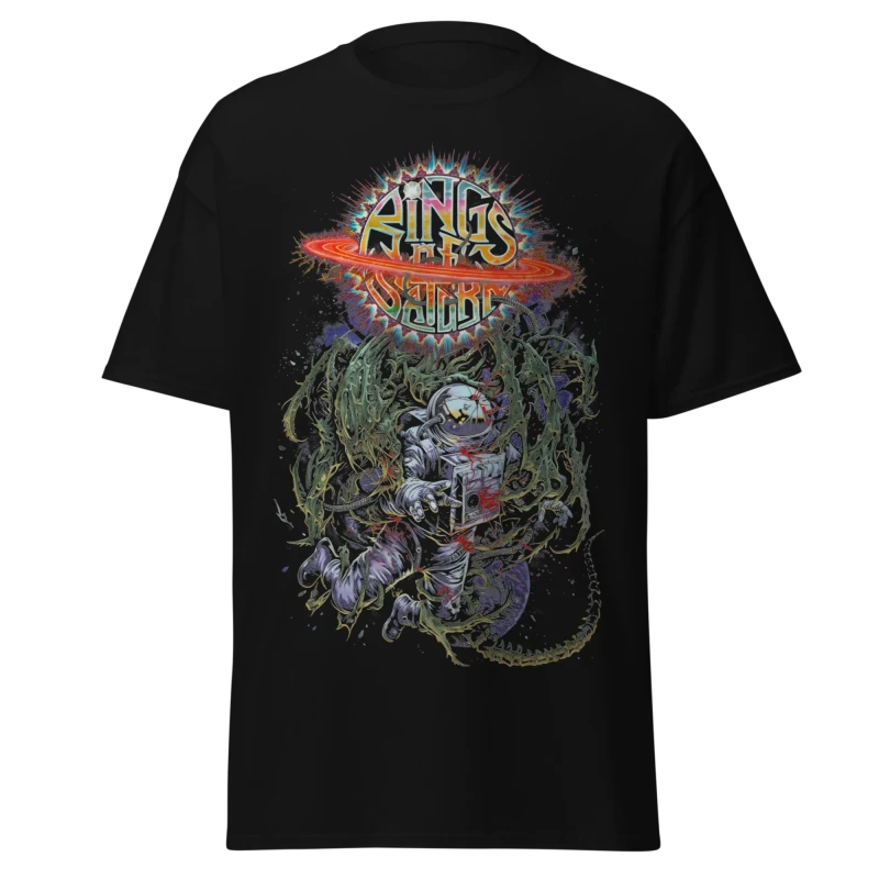 RINGS OF SATURN - ALIEN ABDUCTION - PREMIUM GRAPHIC TEE - VINTAGE STREETWEAR