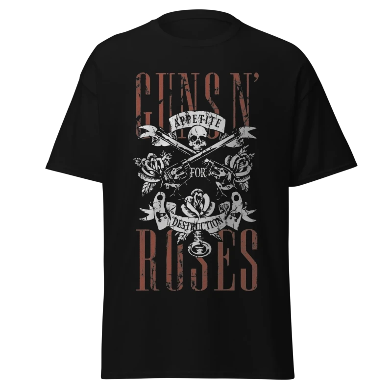 GUNS N' ROSES - APPETITE FOR DESTRUCTION - PREMIUM GRAPHIC TEE - VINTAGE STREETWEAR