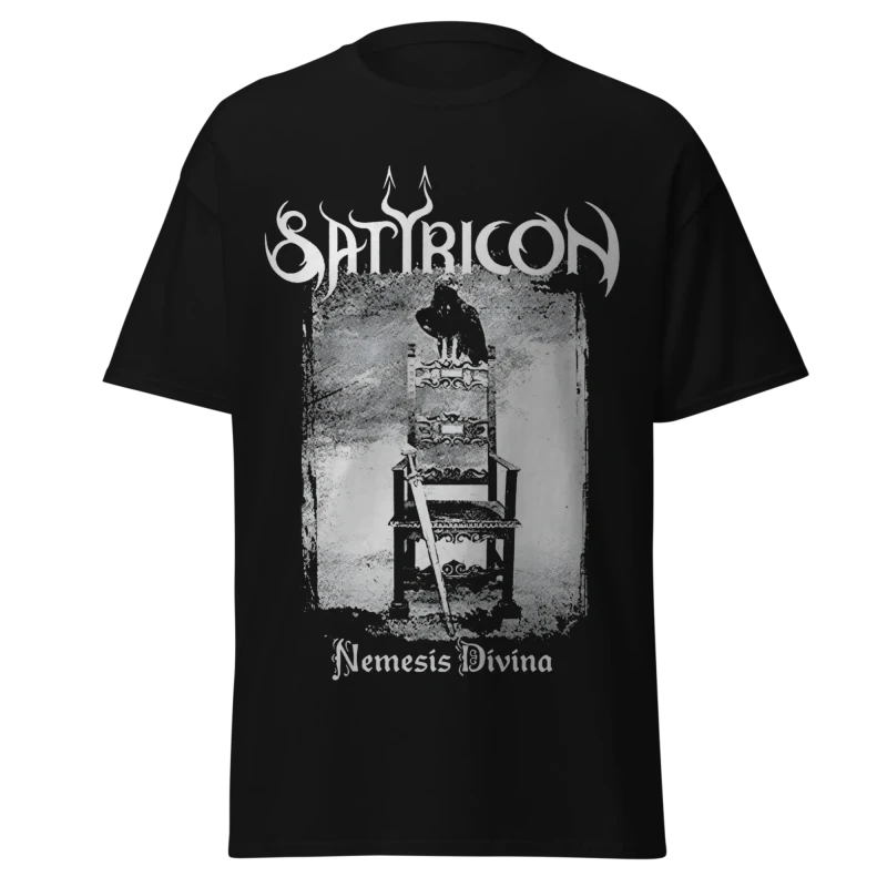 SATYRICON - NEMESIS DIVINA - PREMIUM GRAPHIC TEE - VINTAGE STREETWEAR