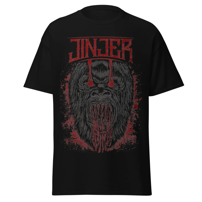 JINJER - RAGE GORILLA - PREMIUM GRAPHIC TEE - VINTAGE STREETWEAR