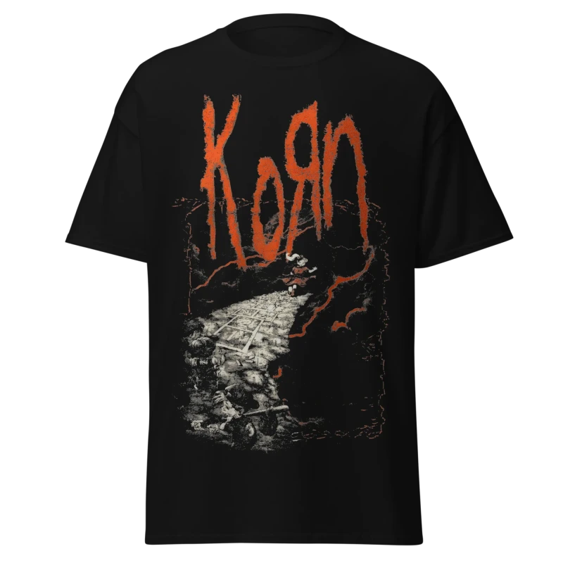 KORN - FOLLOW THE LEADER HOPSCOTCH - PREMIUM GRAPHIC TEE - VINTAGE STREETWEAR