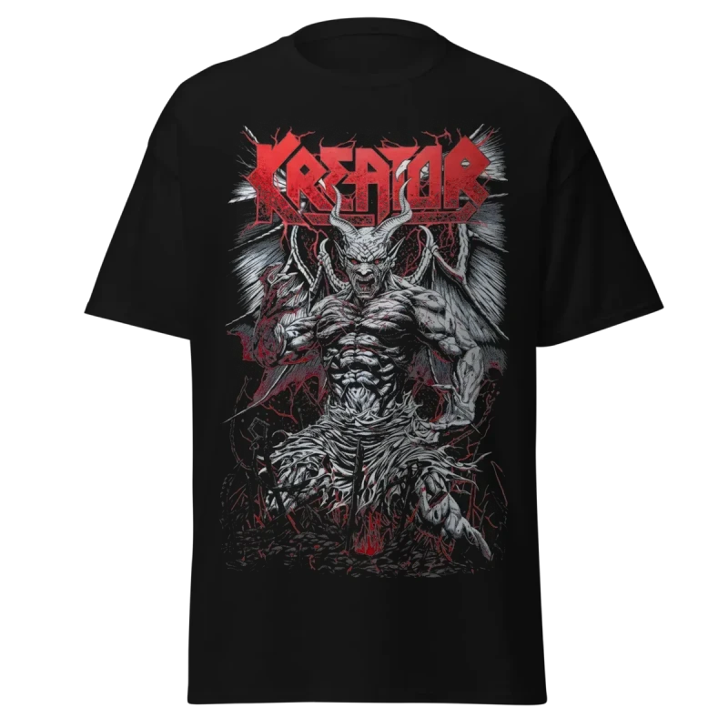 KREATOR - DEMONIC WINGS - PREMIUM GRAPHIC TEE - VINTAGE STREETWEAR