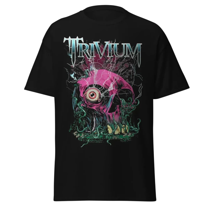 TRIVIUM - CYBERNETIC SKULL - PREMIUM GRAPHIC TEE - VINTAGE STREETWEAR