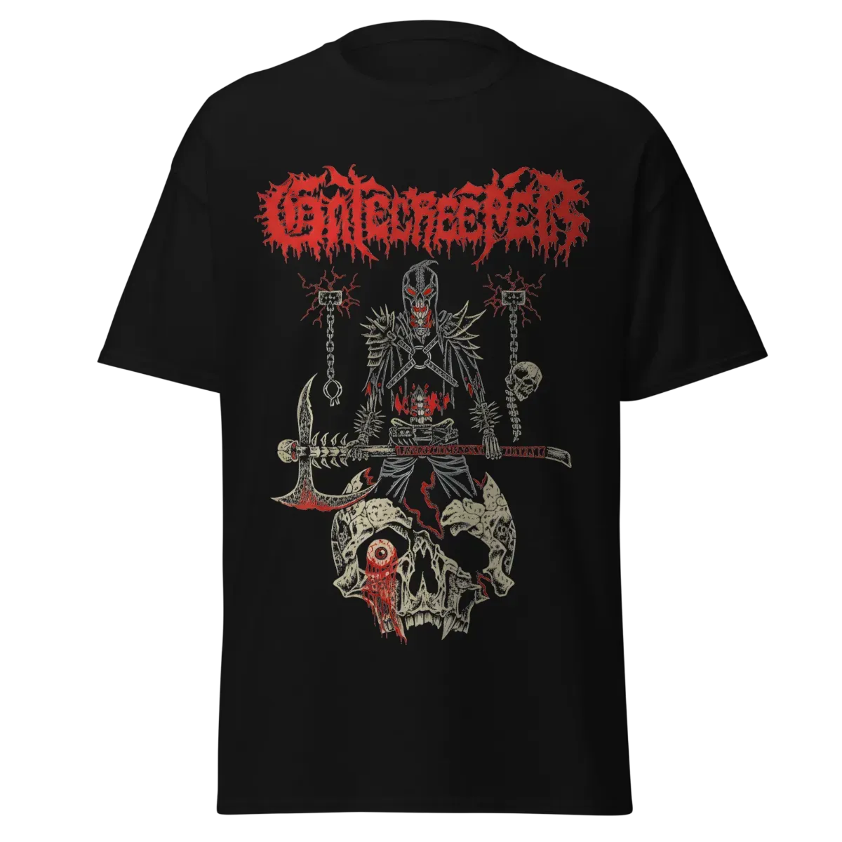 Gatecreeper Executioner Skeleton Death Metal Shirt | Merch Morocco