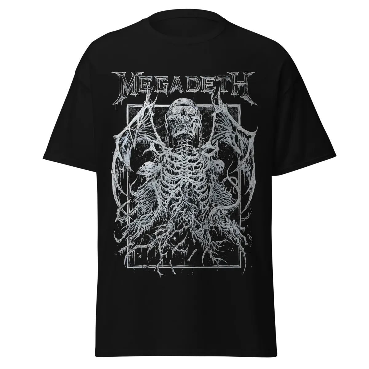 Megadeth Skeletal Horror Thrash Metal Shirt | Merch Morocco