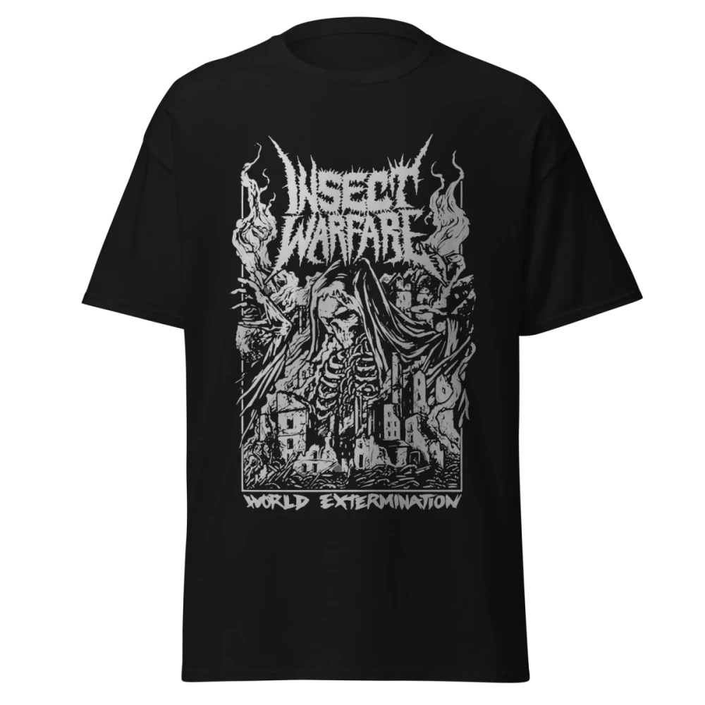 INSECT WARFARE - World Extermination - Premium Graphic Tee - Vintage Streetwear