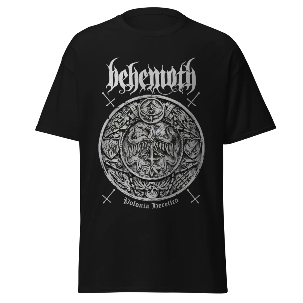 Behemoth - Polonia Heretica Crest - Premium Graphic Tee - Vintage Streetwear
