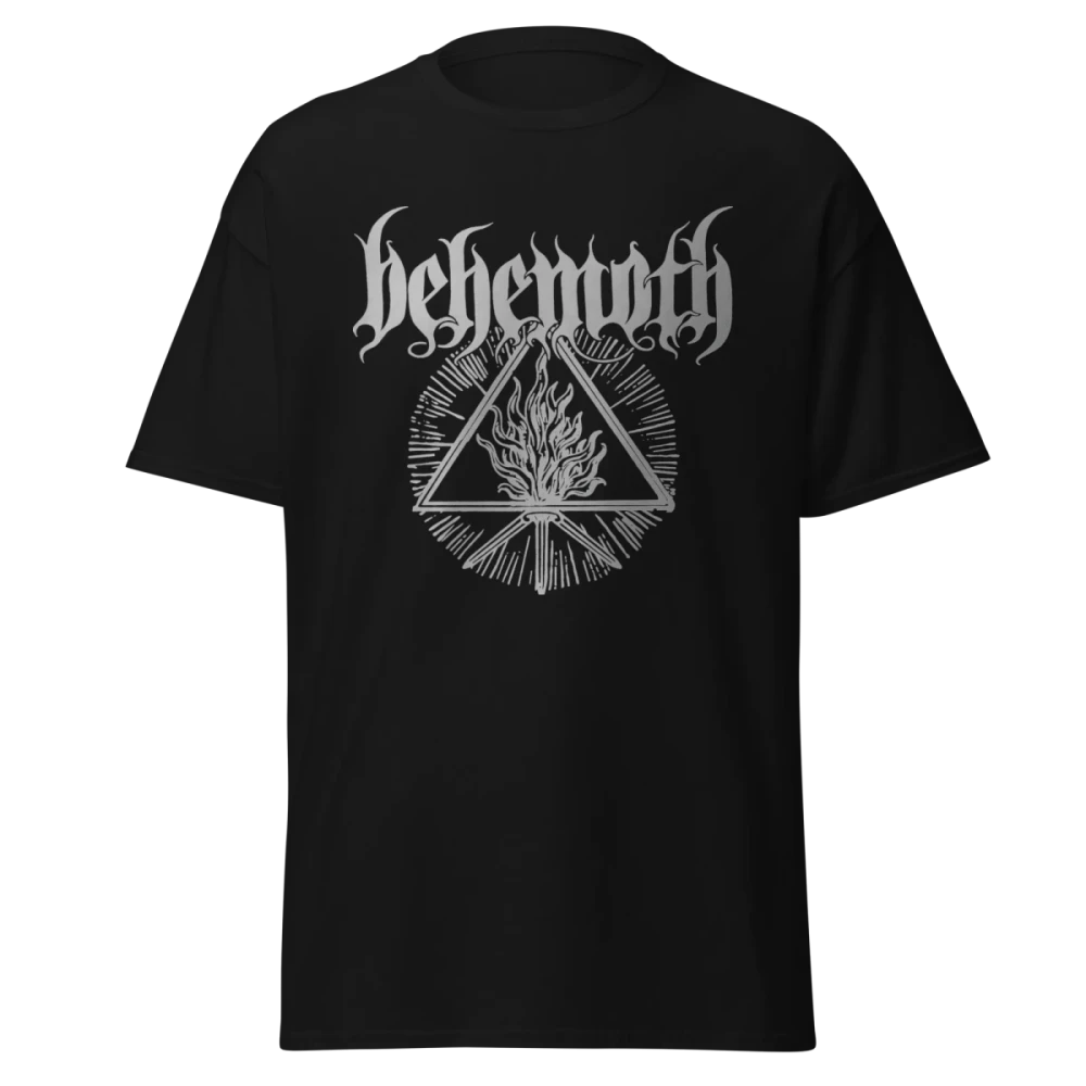 Behemoth - Triangle Flame - Premium Graphic Tee - Vintage Streetwear