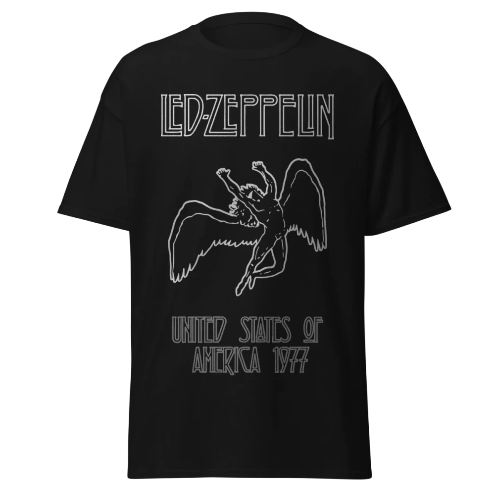LED ZEPPELIN - 1977 TOUR ICARUS - PREMIUM GRAPHIC TEE - VINTAGE STREETWEAR