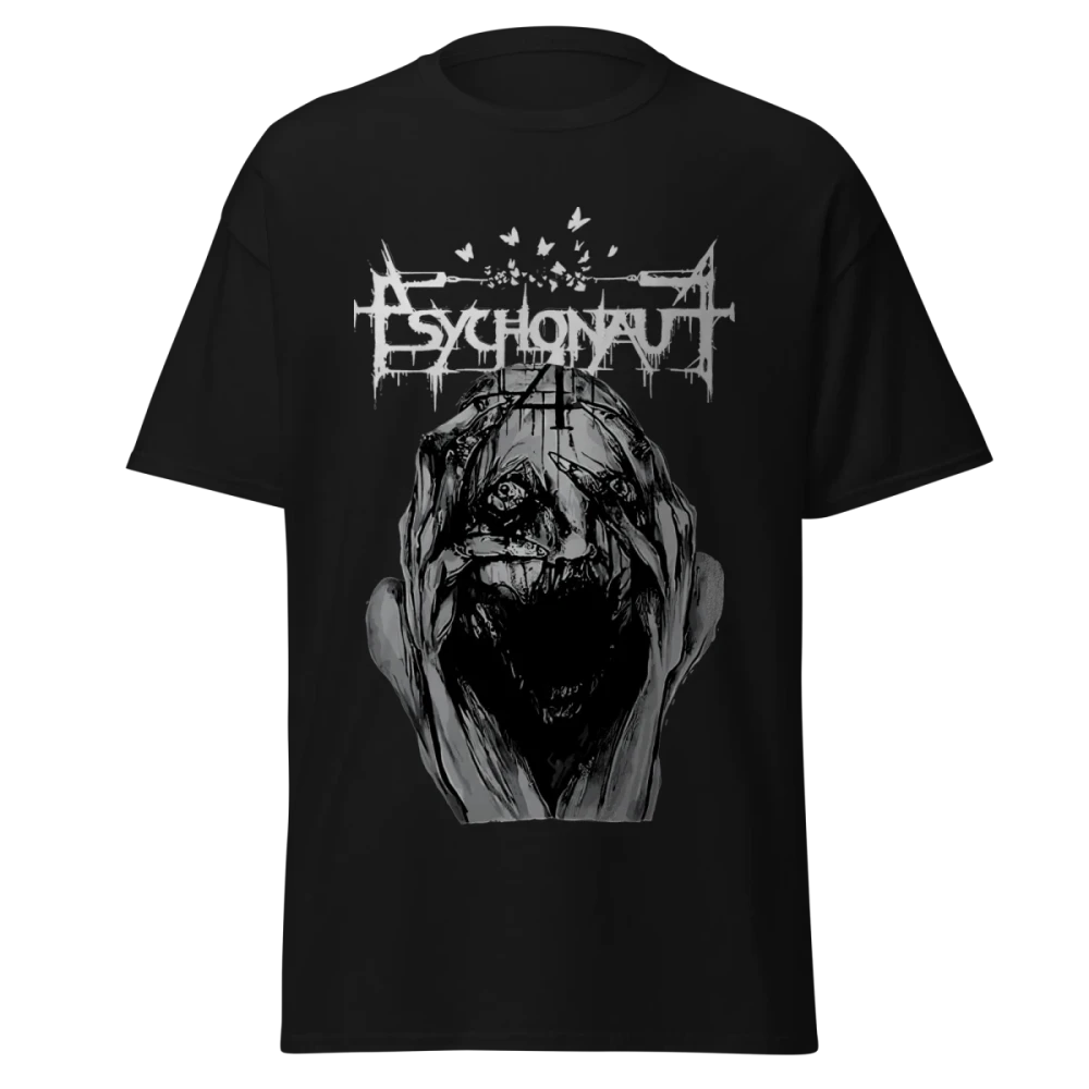 Psychonaut 4 - Haunting Butterfly Logo - Premium Graphic Tee - Streetwear
