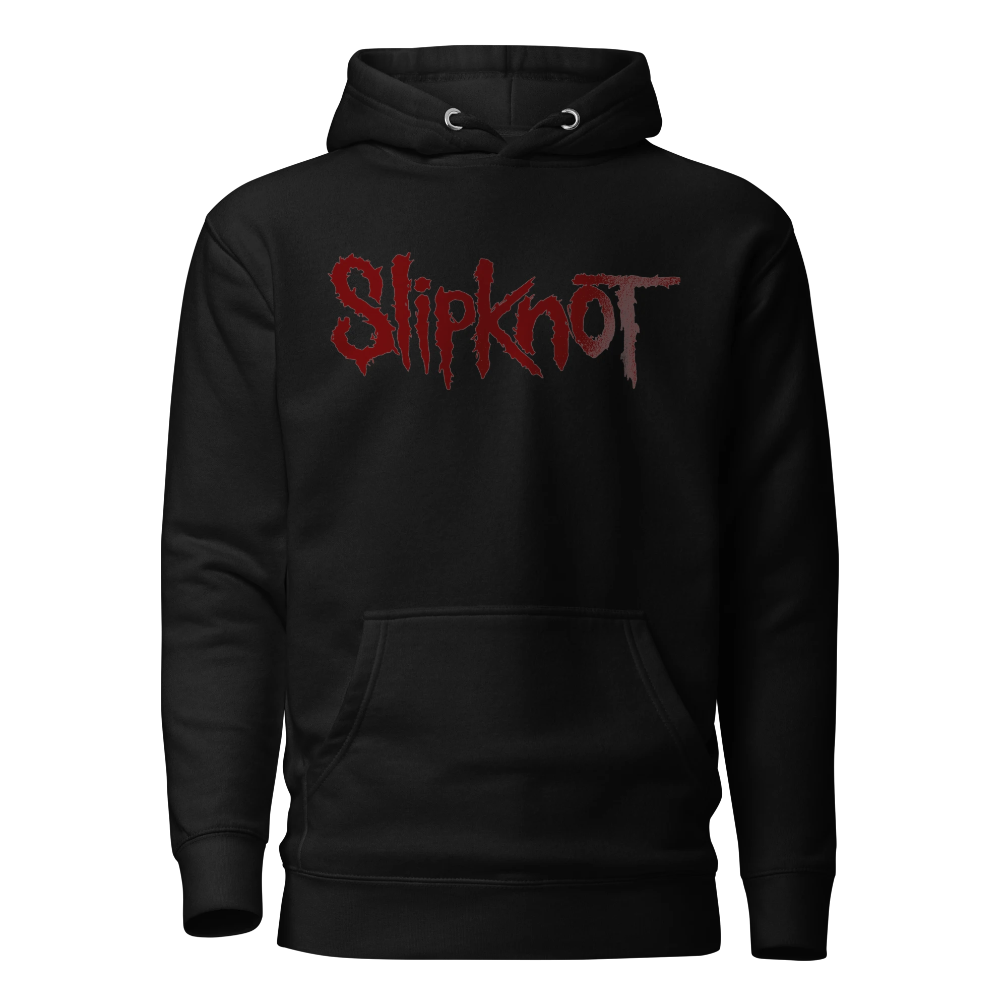 SLIPKNOT - RED LOGO - BLACK PULLOVER - VINTAGE STREETWEAR HOODIE
