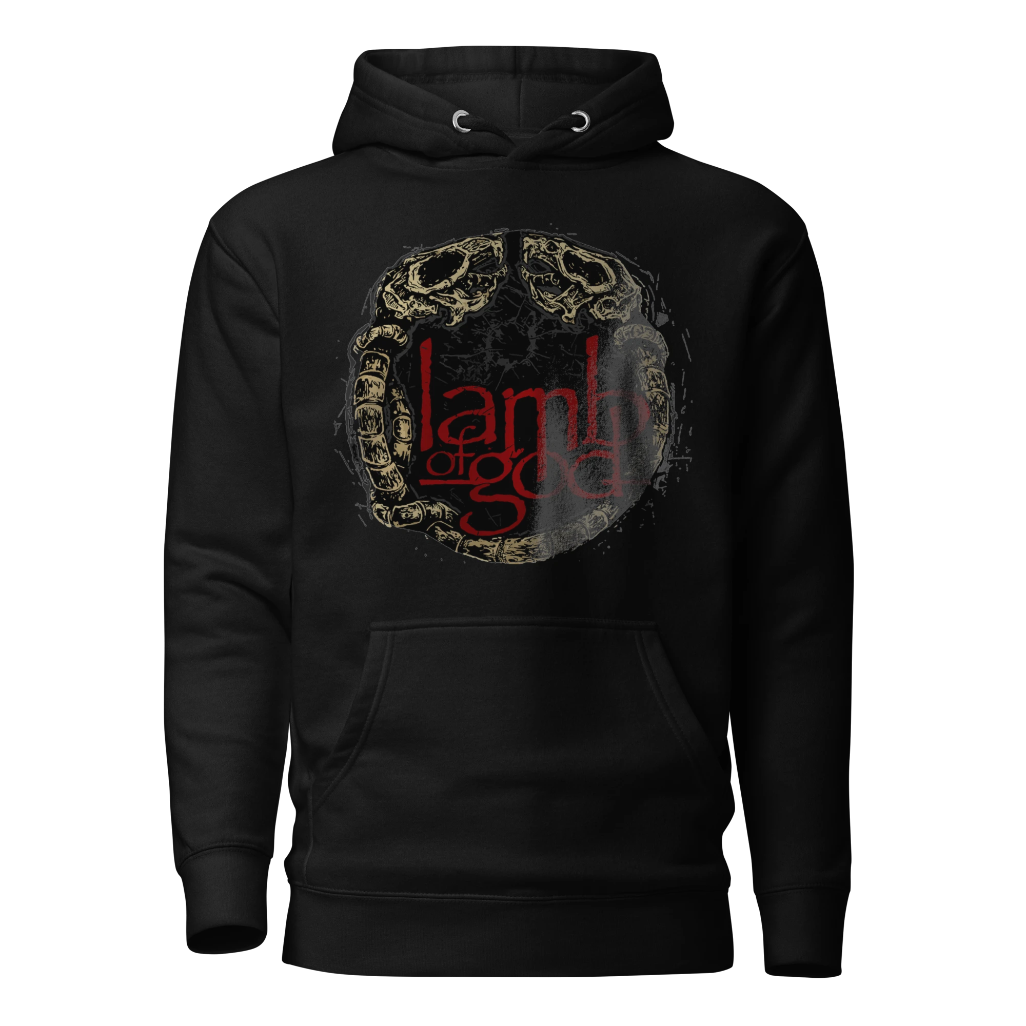 LAMB OF GOD - Ouroboros Serpent - Premium Pullover Hoodie - Vintage Streetwear